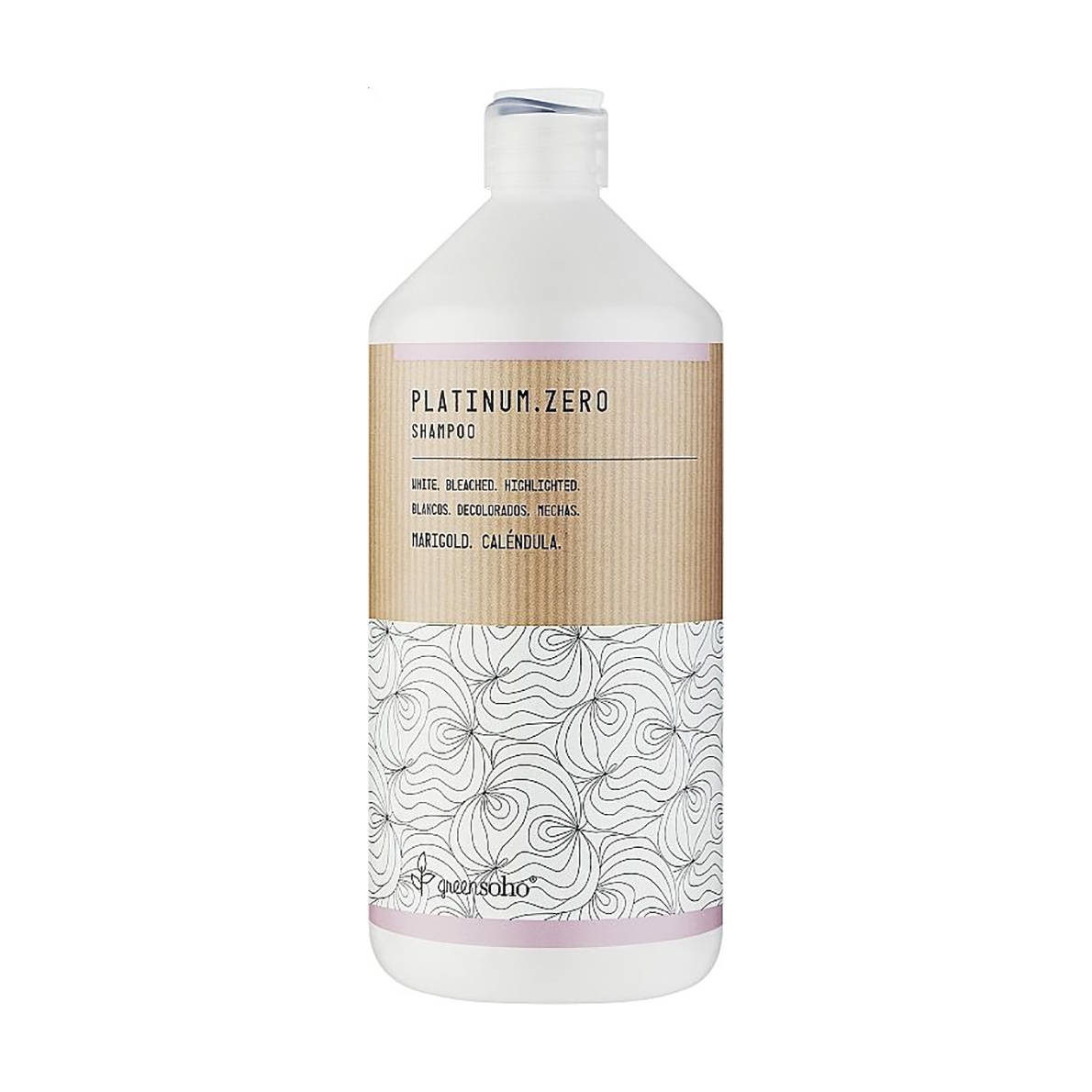 Шампунь GreenSoho Platinum.Zero Shampoo для захисту світлого волосся, 1 л